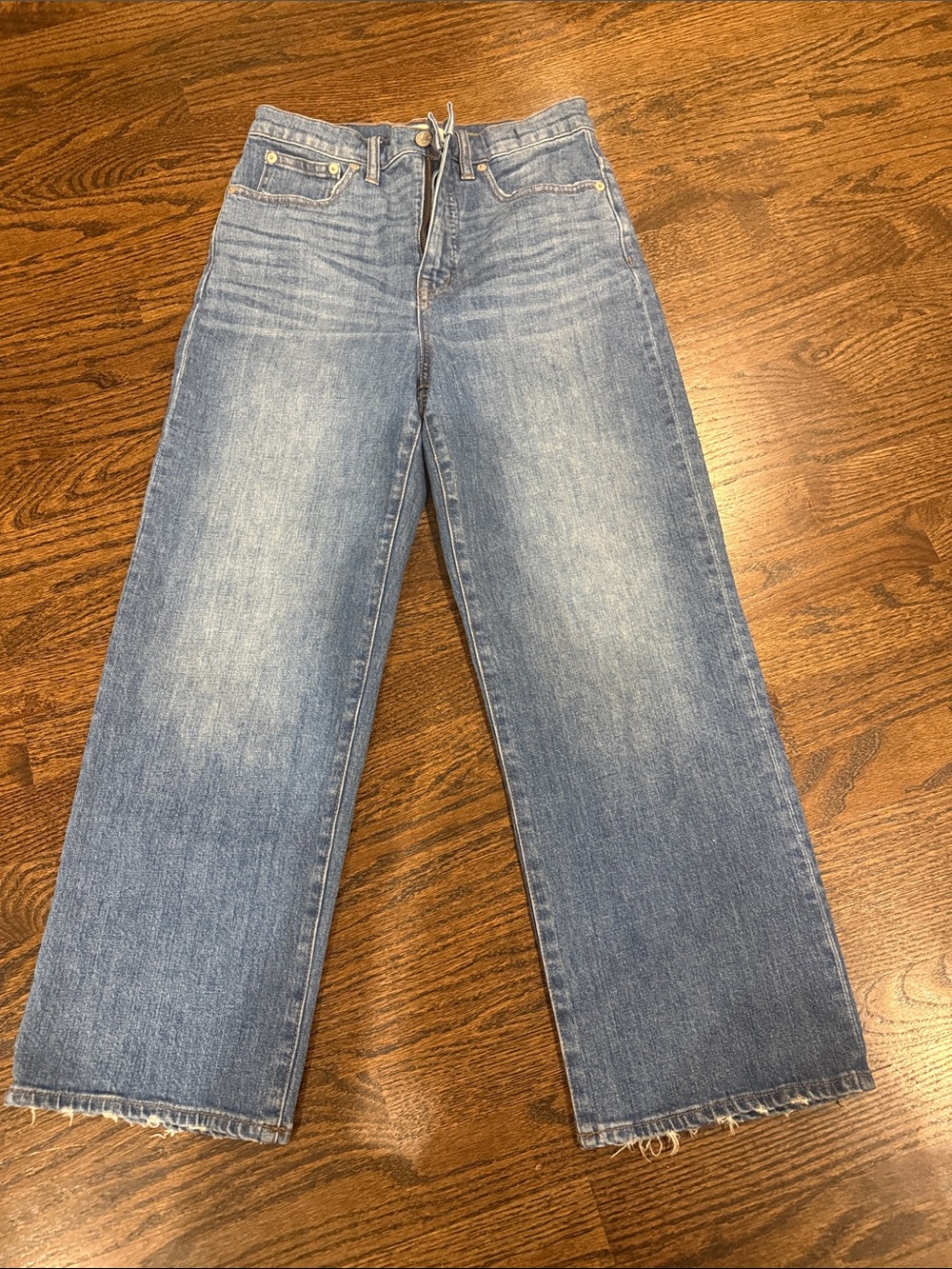 Madewell size 4/27 Classic Wide-Leg Women's Jeans in Light Blue